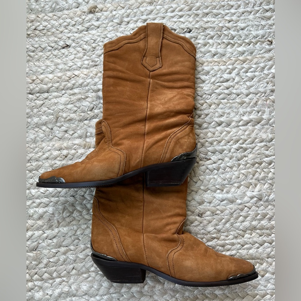 Maine Woods Leather Western Boots